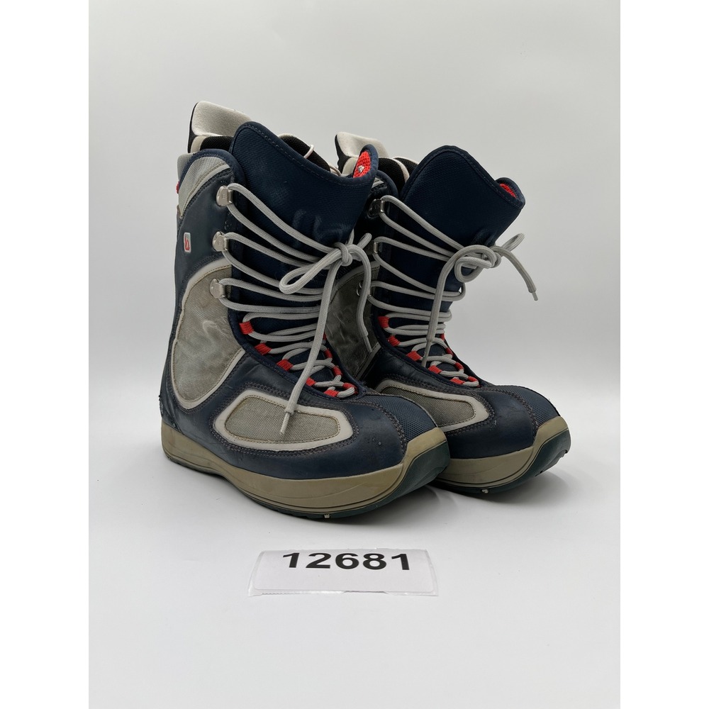 Burton Snowboard Boots Mens 11 Blue Gray Traditional Lace UP Winter Outdoor